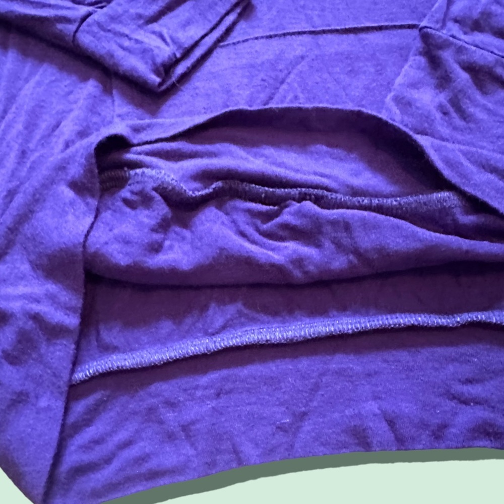 Little Girls NFL Team Minnesota Vikings Football Long Sleeve Shirt W/Hood Sz 6 - Picture 7 of 7